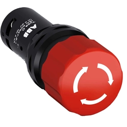 CE3T-10R-11 Drošības poga 1NO1NC sarkans