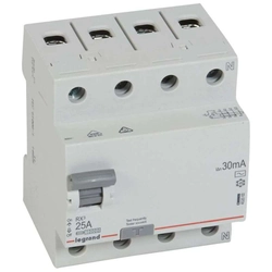 Residual current circuit breaker (RCCB) Legrand 402062 DIN rail AC 50 Hz IP20