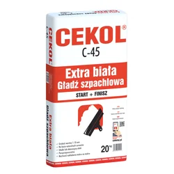 Cekol бяла шпакловка C-45 20 кг