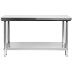 Central table with a shelf | foldable | 1200x700x850mm