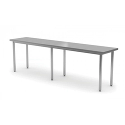 Central table without shelf 2800 x 700 x 850 mm POLGAST 110287-6 110287-6