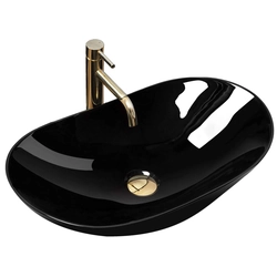 Ceramic Countertop Washbasin Royal 60 Black