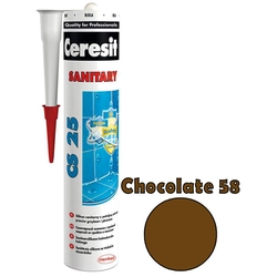 Ceresit silicon CS-25 ciocolata 58 280 ml