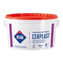 CERPLAST balts grunts apmetums, pak 10kg, balts