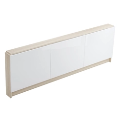 Cersanit Smart bathroom finish, front, 160 cm white facade