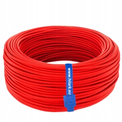 Červený solární kabel 1x6 mm²100m