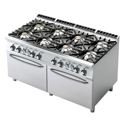 CF8 - 916 G Gasfornuis met twee ovens