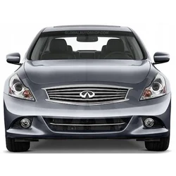 Infiniti Q40 - Chrome Strips Grill Chrome Dummy Bumper Tuning