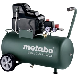 Compressed air compressor Metabo Basic 250-50 W OF 601535000 8 bar 50 l 1.5 kW