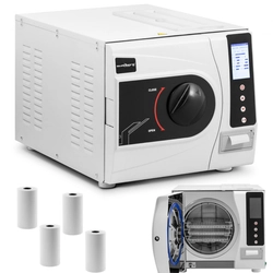 Pressure steam autoclave for sterilizing tools 6 programs printer class B LCD 23 l
