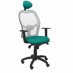 Chaise de bureau avec appui-tête Jorquera P&amp;C BALI39C Turquoise