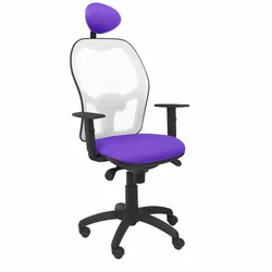 Chaise de bureau avec appui-tête Jorquera P&amp;C BALI82C Lilas Violet