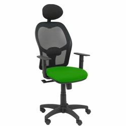 Chaise de Bureau avec Appui-Tête P&amp;C B10CRNC Couleur Vert