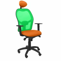 Chaise de bureau P&amp;C avec appui-tête Jorquera ALI308C Orange