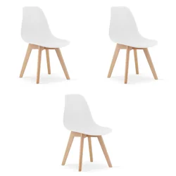 Chaise KITO - blanc x 3