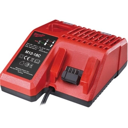 Chargeur de batterie Milwaukee M12-18C pour outils électriques 12 V/18 V