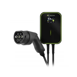 Chargeur Wallbox Green Cell EV PowerBox 22kW avec câble de type 2 (6m)