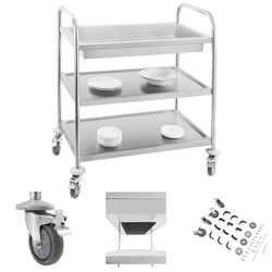 Chariot de service inox - 3 du rayon Royal Catering