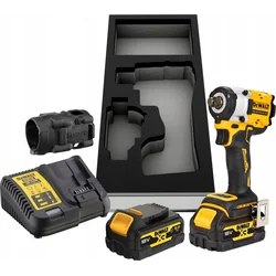 CHAVE DE IMPACTO Dewalt CHAVE DE IMPACTO DEWALT 1/2" 18V 406Nm 2x5,0Ah COM CORDA PARA ANEL DE TRANSPORTE DCF921P2G