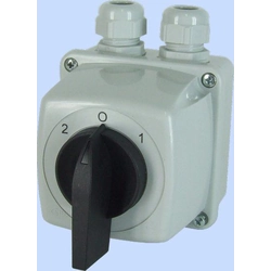 Chave Elektromet Cam 2-0-1 3P 25A na caixa IP65 Arco E25-73 (952573)