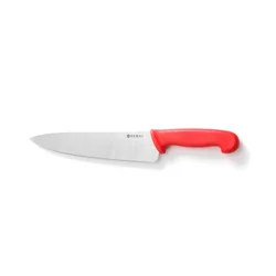 Chef's knife, blade 24 cm, red HACCP | 842720