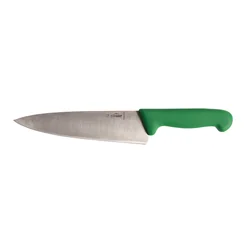 Chef's knife length 20 cm green