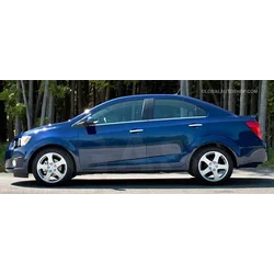 CHEVROLET SONIC - Strisce CROMATE sulle portiere laterali cromate decorative