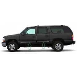 Chevy Suburban 2000-2006 - Krom beskyttende sidedørslister