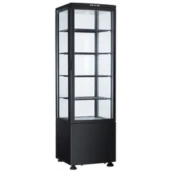 Chladiaca vitrína (kapacita 235 l) BLACK INVEST HORECA RT-235L BLACK