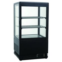 CHLADICÍ DISPLEJ 58L BLACK INVEST HORECA RT-58/B