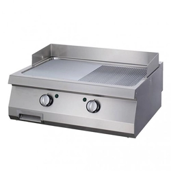 Chrome-plated electric grill Maxima 700 Ribbed plate 80 X 70 CM MAXIMA 09395055 09395055