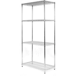 Chrome shelf 4-półki (36x122x200cm)