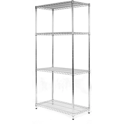 Chrome shelf 4-półki (36x92x200cm)