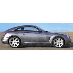 Chrysler Crossfire - Bandes CHROMÉES sur les portes latérales chromées décoratives