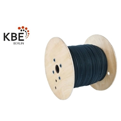 Čierny solárny kábel KBE 6mm2 DB+EN čierna