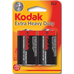 Цинк въглеродна батерия KODAK KDHZ-2 (R20), blister=2 бр