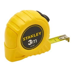 Cinta plegable Stanley amarilla 3 m x 12,7 mm 130487