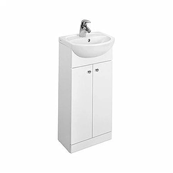 Circle Solo cabinet with a wash-basin 40 cm, white gloss
