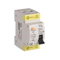 Circuit breaker with overcurrent element KRO6 2P B16 30mA A Kanlux Ideal