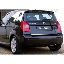 Citroen C2 JM 03-14 CHROME JUOSTAS ant FLAP Tuning