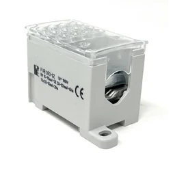 Clamp sur rail répartiteur de phases PVB 160-12 160A 1x16-95mm² + 6x2,5-35mm² Cu-Al 1000V AC / DC