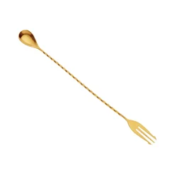 Classic bar spoon gold 315 mm