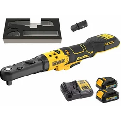 Clé à cliquet sans fil DeWalt DCF510E2G 18 V | 1/2 inch/3/8 pouces | 102 Nm | Carbone sans balais | 2 x 1,7 Ah batterie + chargeur | Dans une boîte en carton