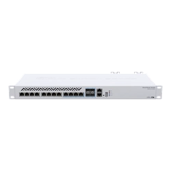 Cloudrouterswitch, 8 x 10G Ethernet, 4 x 10G combo RJ45/SFP+, - Mikrotik CRS312-4C+8XG-RM