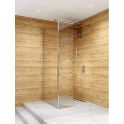 Clusi Ares 80 shower wall with Clean Glass coating