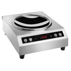 Cocina de inducción italiana Wok 3,5 kW Panel táctil Amitek 6070007