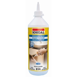 Colla per legno idrorepellente Soudal 65A 750 ml