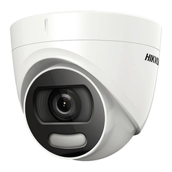 ColorVU - Analoginen kameran HD 5MP'lentila 2.8mm'lumina valkoinen 20 m - HIKVISION DS-2CE72HFT-F28