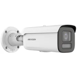 ColorVu Bullet IP камера за наблюдение 4 Мегапиксели Обектив 2.8-12mm Бяла светлина 60m MicroSD Hikvision DS-2CD2647G2T-LZSC