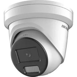 ColorVu IP Dome overvågningskamera 8 MP-objektiv 2.8 mm hvidt lys 30 m PoE-mikrofon Hikvision-kortplads DS-2CD2387G2-LU28C